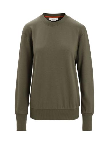 Icebreaker Women Merino Central II LS Sweatshirt - loden (Grösse: L) von Icebreaker