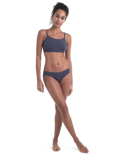 Icebreaker Women Merino Core Bra - graphite (Grösse: L) von Icebreaker