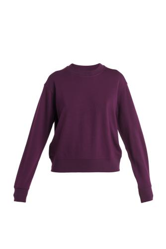 Icebreaker Women Merino Crush II LS Sweatshirt - nightshade (Grösse: XL) von Icebreaker