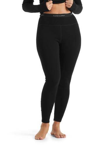 Icebreaker Women Merino Leggings - black (Grösse: L) von Icebreaker