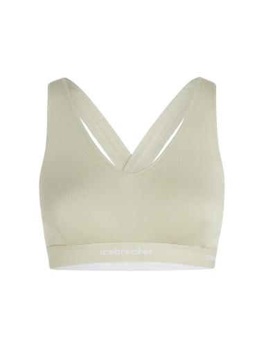 Icebreaker Women Merino Mer 125 Cool-Lite Sprite Racerback Bra - ashen (Grösse: L) von Icebreaker