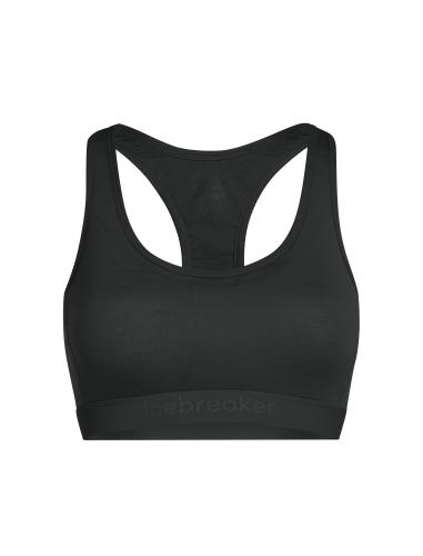 Icebreaker Women Merino Mer 125 ZoneKnit Racerback Bra - black (Grösse: M) von Icebreaker