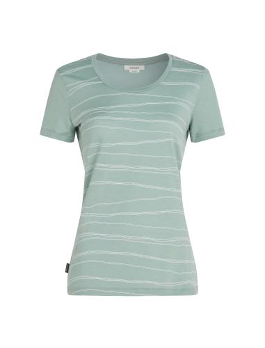 Icebreaker Women Merino Mer 150 Tech Lite SS Scoop T SofS - moss (Grösse: S) von Icebreaker