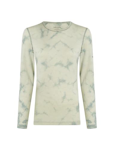 Icebreaker Women Merino Mer 200 Oasis LS Crewe Cloud Dye - ashen (Grösse: L) von Icebreaker