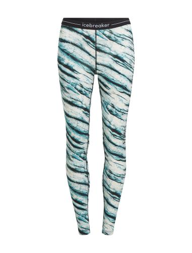 Icebreaker Women Merino Mer 200 Oasis Leggings POW AOP - snow aop (Grösse: L) von Icebreaker