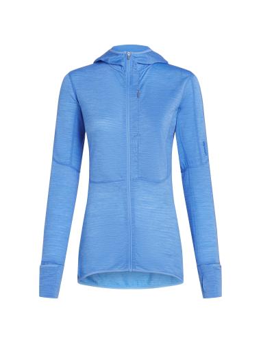 Icebreaker Women Merino Mer 200 Realfleece Descender LS Zip H - baja (Grösse: L) von Icebreaker