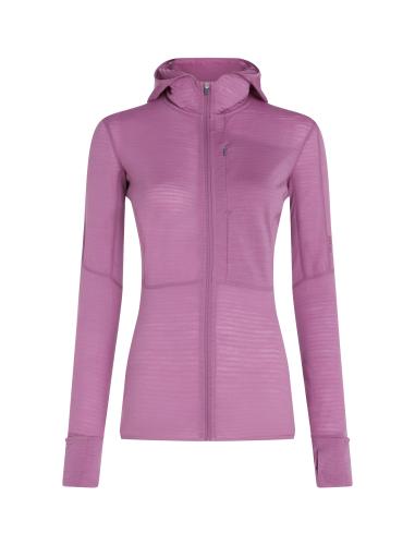 Icebreaker Women Merino Mer 200 Realfleece Descender LS Zip H - deco (Grösse: L) von Icebreaker