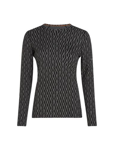 Icebreaker Women Merino Mer 260 Vertex LS Crewe On-Piste - black (Grösse: S) von Icebreaker