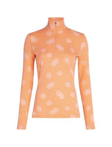 Icebreaker Women Merino Mer 260 Vertex LS Half Z FallFl - feldspar (Grösse: XL) von Icebreaker