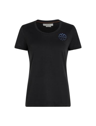 Icebreaker Women Merino Mer Tech Lite III SS Scoop T IB Lo Re - black (Grösse: L) von Icebreaker