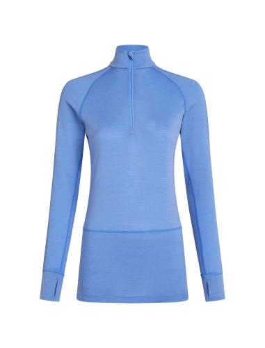 Icebreaker Women Merino Mer ZoneKnit 200 LS Half Zip - baja (Grösse: M) von Icebreaker