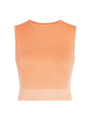 Icebreaker Women Merino Mer ZoneKnit Energy Wind Cro Bra-Tank - feldspar (Grösse: L) von Icebreaker