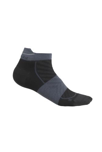 Icebreaker Women Merino Run+ Ultralight Micro - black (Grösse: L) von Icebreaker