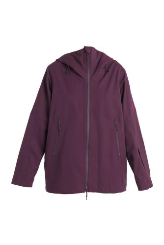 Icebreaker Women Merino Shell+ Peak Hooded Jacket - nightshade (Grösse: L) von Icebreaker