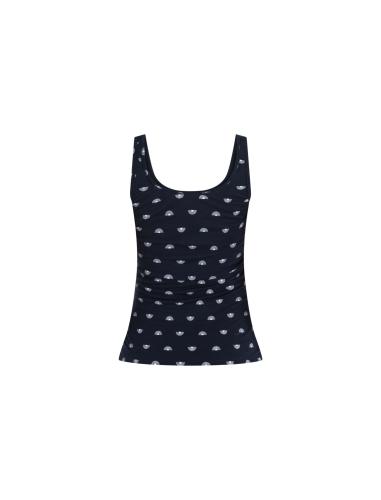 Icebreaker Women Merino Siren Tank Shine AOP - midnight navy (Grösse: M) von Icebreaker