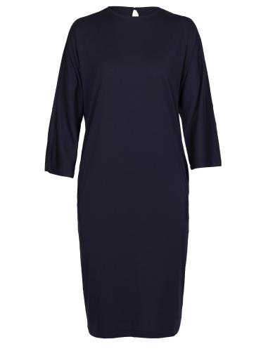 Icebreaker Women Oasis LS Dress - midnight navy (Grösse: S) von Icebreaker