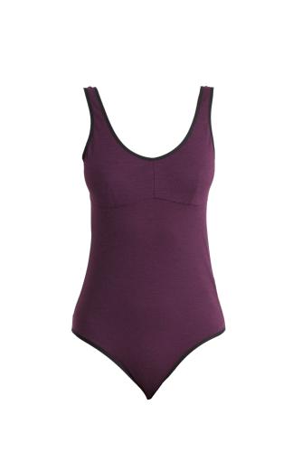 Icebreaker Women Queens Tank Bodysuit - nightshade (Grösse: L) von Icebreaker