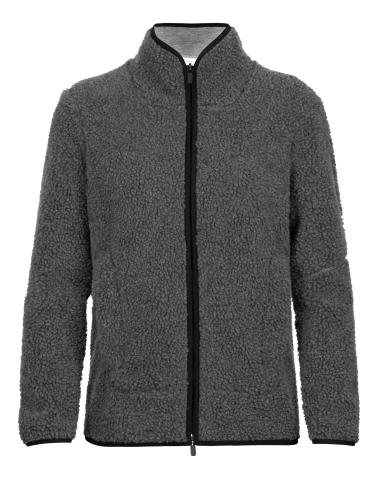 Icebreaker Women RealFleece High Pile LS Zip - gritstone hthr (Grösse: S) von Icebreaker