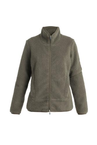 Icebreaker Women RealFleece High Pile LS Zip - loden (Grösse: M) von Icebreaker