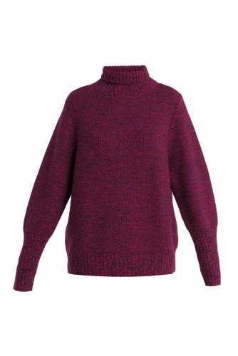 Icebreaker Women Seevista Funnel Neck Sweater - nightshade (Grösse: M) von Icebreaker