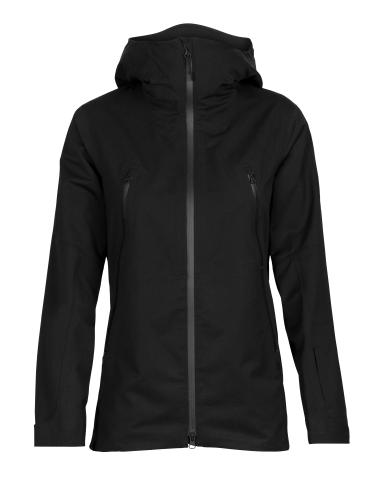 Icebreaker Women Shell+ Hooded Jacket - black (Grösse: S) von Icebreaker