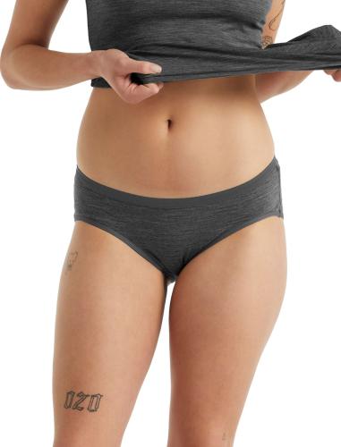 Icebreaker Women Siren Hipkini - gritstone hthr (Grösse: L) von Icebreaker