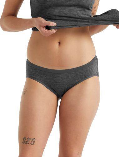 Icebreaker Women Siren Hipkini - gritstone hthr (Grösse: M) von Icebreaker