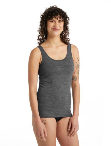 Icebreaker Women Siren Tank - gritstone hthr (Grösse: L) von Icebreaker