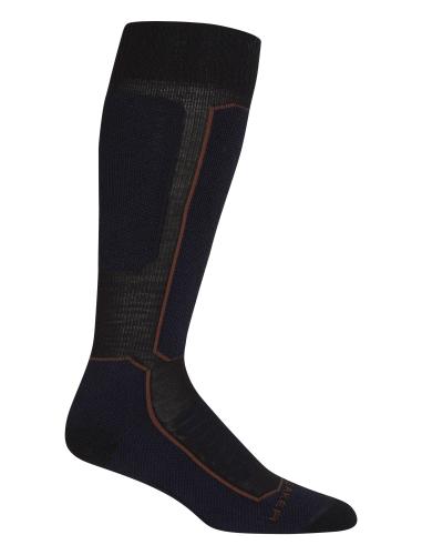 Icebreaker Women Ski+ Medium OTC - black/royal navy/espresso (Grösse: M) von Icebreaker