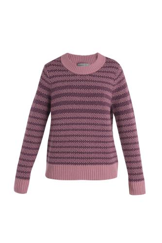 Icebreaker Women Waypoint Crewe Sweater - crystal (Grösse: M) von Icebreaker