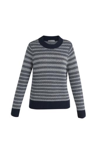 Icebreaker Women Waypoint Crewe Sweater - midnight navy (Grösse: L) von Icebreaker