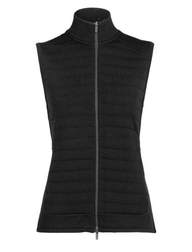 Icebreaker Women ZoneKnit™ Insulated Vest - black (Grösse: L) von Icebreaker