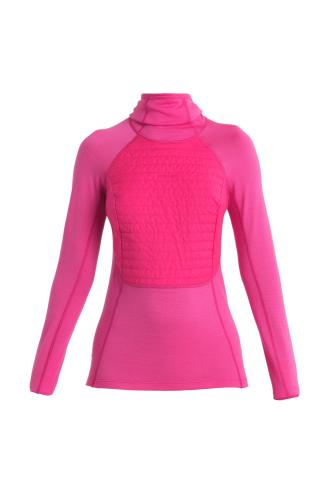 Icebreaker Women ZoneKnit Insulated LS Hoodie - tempo (Grösse: XL) von Icebreaker