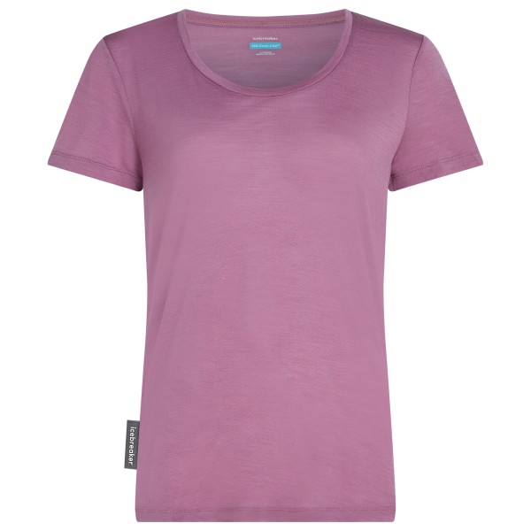 Icebreaker - Women's 125 Cool-Lite Sphere III S/S Scoop - Merinoshirt Gr L;M;S;XL;XS grau;rosa von Icebreaker