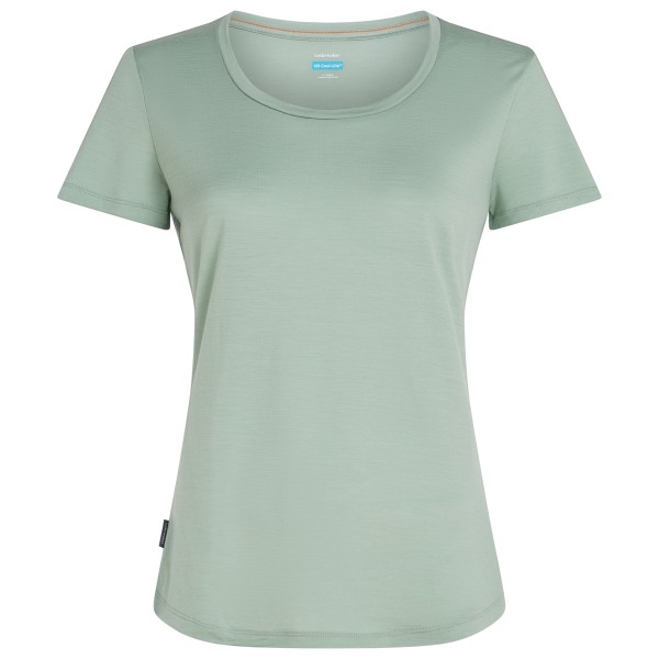 Icebreaker - Women's 125 Cool-Lite Sphere III S/S Scoop - Merinoshirt Gr L grau von Icebreaker