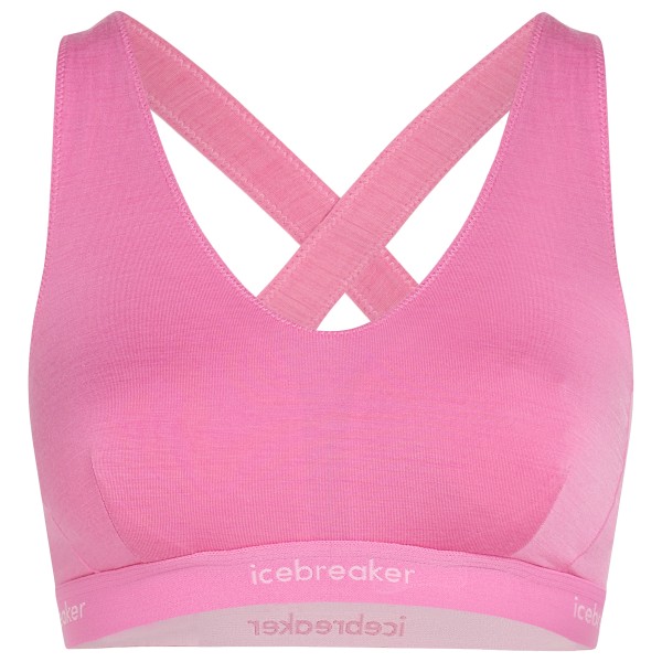 Icebreaker - Women's 125 Cool-Lite Sprite Racerback Bra - Sport-BH Gr L rosa von Icebreaker