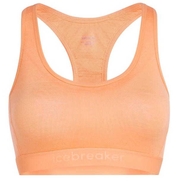 Icebreaker - Women's 125 Zoneknit Racerback Bra - Sport-BH Gr XS beige/orange von Icebreaker