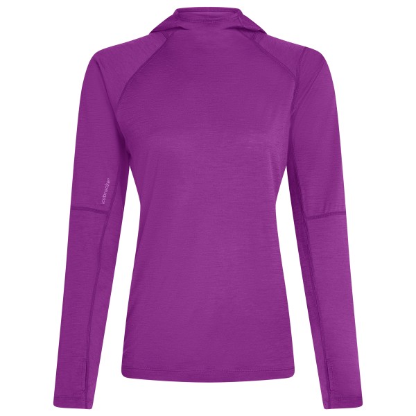 Icebreaker - Women's 150 MerinoFine Ace L/S Hoodie - Merinoshirt Gr M lila Icebreaker - Women's 150 MerinoFine Ace L/S Hoodie - Merinoshirt Gr M lila von Icebreaker