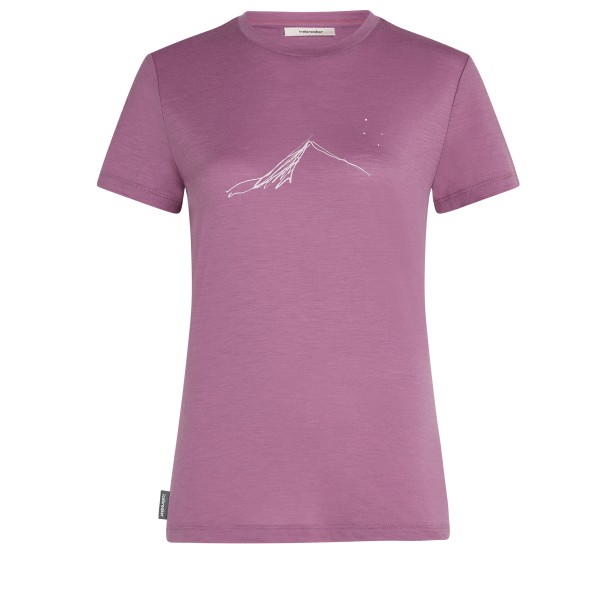 Icebreaker - Women's 150 Tech Lite S/S Southern Constellation - Merinoshirt Gr XS rosa von Icebreaker