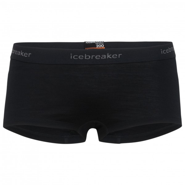 Icebreaker - Women's 200 Oasis Boy Shorts - Merinounterwäsche Gr L;M;S;XL schwarz von Icebreaker