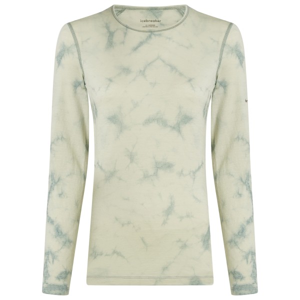 Icebreaker - Women's 200 Oasis L/S Crewe Cloud Dye - Merinounterwäsche Gr L beige von Icebreaker