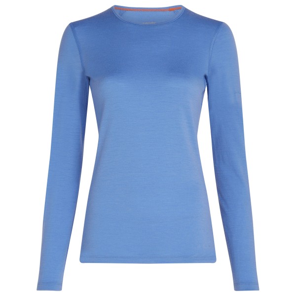 Icebreaker - Women's 200 Oasis L/S Crewe - Merinounterwäsche Gr L blau von Icebreaker