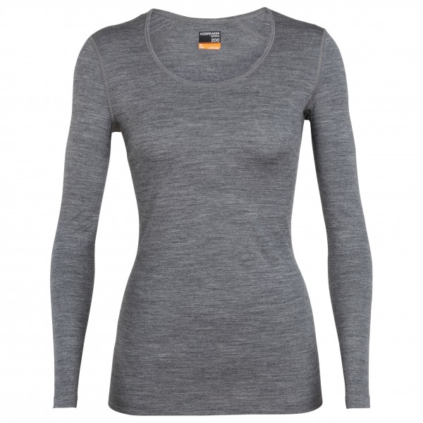 Icebreaker - Women's 200 Oasis L/S Scoop - Merinounterwäsche Gr L;M;S;XL;XS schwarz Icebreaker - Women's 200 Oasis L/S Scoop - Merinounterwäsche Gr L;M;S;XL;XS schwarz von Icebreaker