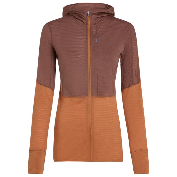 Icebreaker - Women's 200 RealFleece Descender L/S Zip Hoodie - Merinohoodie Gr M braun Icebreaker - Women's 200 RealFleece Descender L/S Zip Hoodie - Merinohoodie Gr M braun von Icebreaker