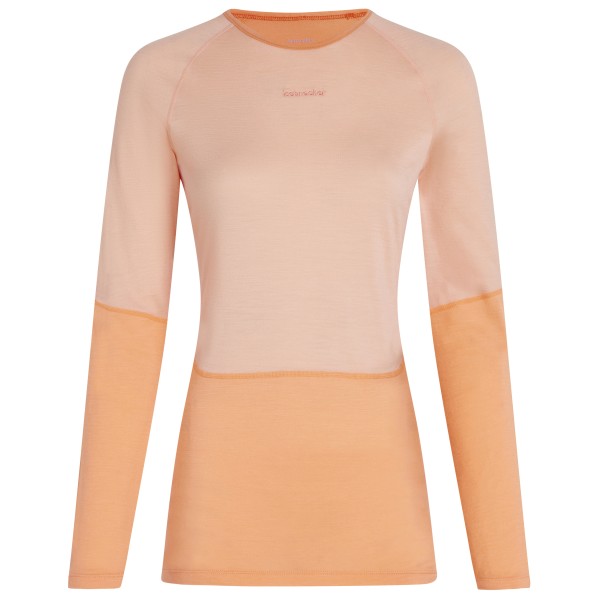 Icebreaker - Women's 200 Sonebula L/S Crewe - Merinounterwäsche Gr M beige von Icebreaker