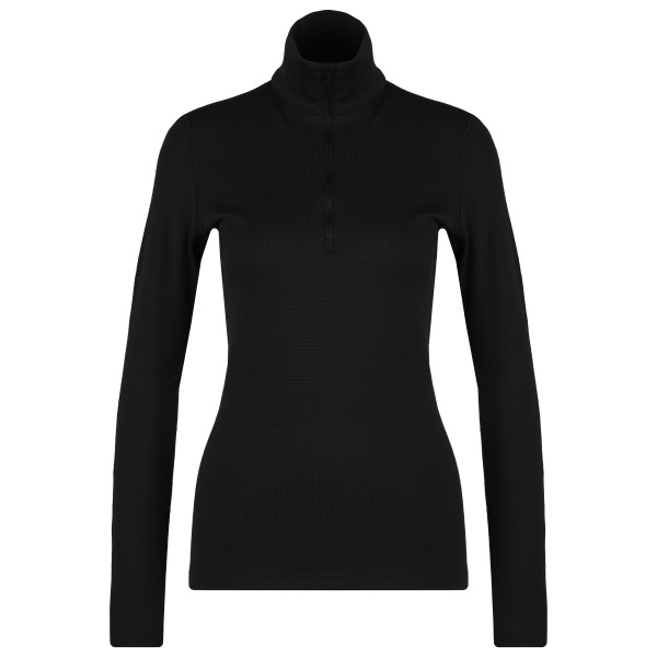 Icebreaker - Women's 260 Tech L/S Half Zip - Merinounterwäsche Gr L schwarz von Icebreaker