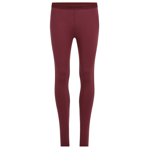 Icebreaker - Women's 260 Tech Leggings - Merinounterwäsche Gr M rot von Icebreaker