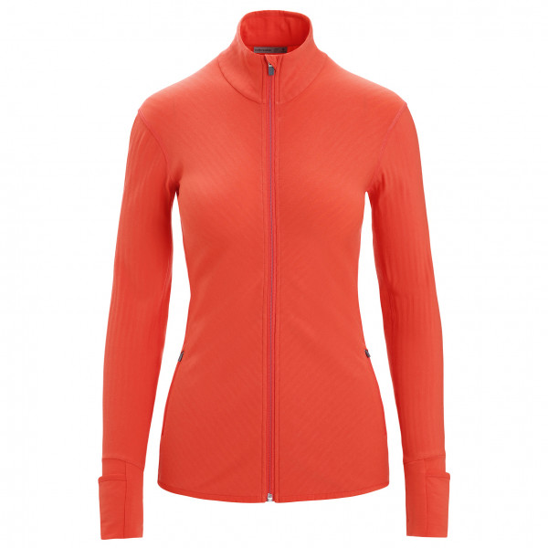 Icebreaker - Women's Descender L/S Zip - Fleecejacke Gr L;M;S;XL;XS grau;schwarz Icebreaker - Women's Descender L/S Zip - Fleecejacke Gr L;M;S;XL;XS grau;schwarz von Icebreaker