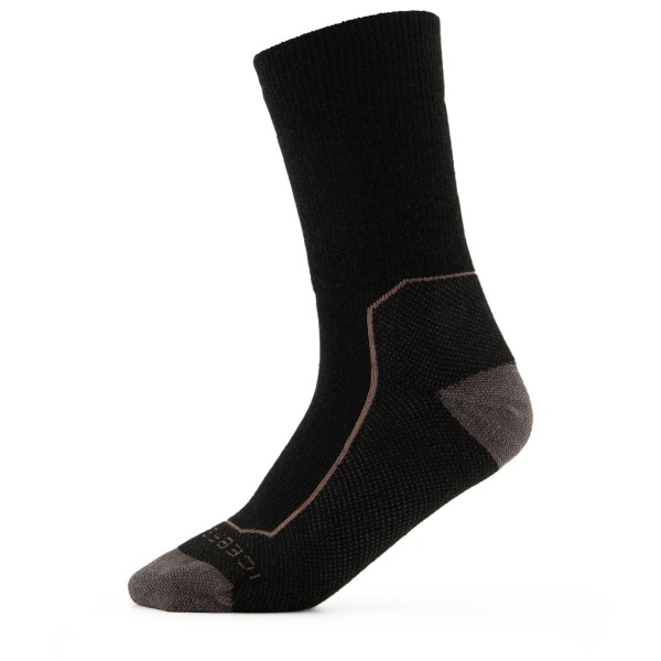 Icebreaker - Women's Hike+ Medium Crew - Wandersocken Gr L;S schwarz von Icebreaker