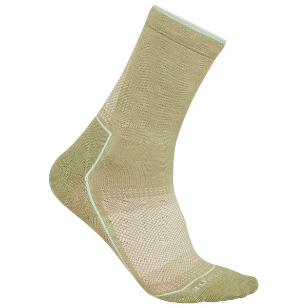 Icebreaker - Women's Hike Cool-Lite 3Q Crew - Wandersocken Gr L oliv/beige von Icebreaker